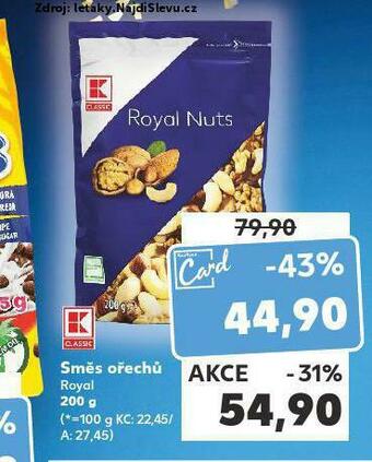 Kaufland Směs ořechů nabídka