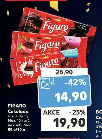 Kaufland Figaro čokoláda nabídka