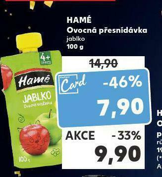 Kaufland Hamé ovocná přesnídávka nabídka
