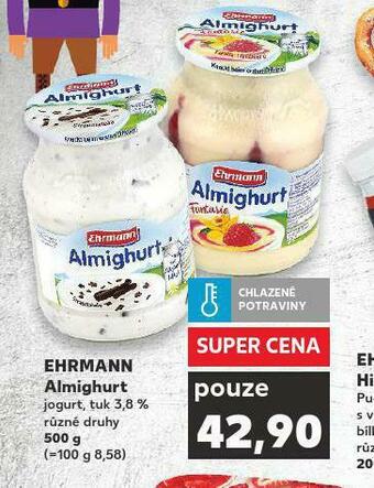 Kaufland Ehrmann almighurt nabídka
