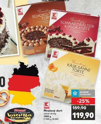 Kaufland Mražený dort nabídka