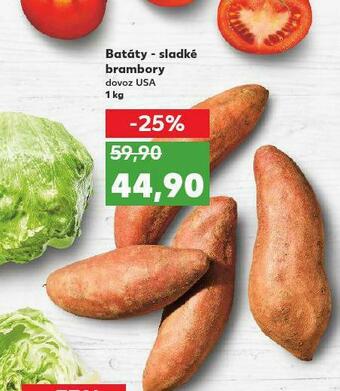 Kaufland Batáty nabídka