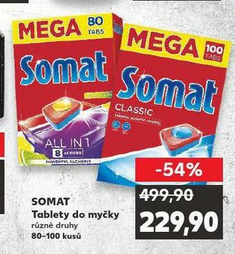 Kaufland Somat tablety do myčky nabídka