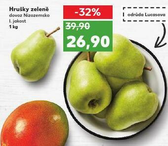 Kaufland Hrušky nabídka