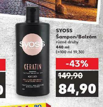 Kaufland Syoss šampon / balzám nabídka