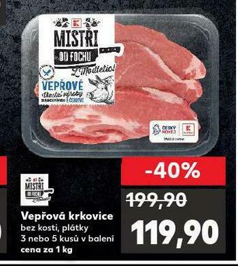 Kaufland Vepřová krkovice nabídka