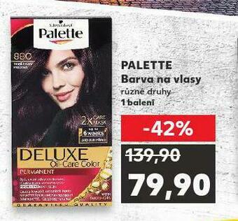 Kaufland Palette barva na vlasy nabídka