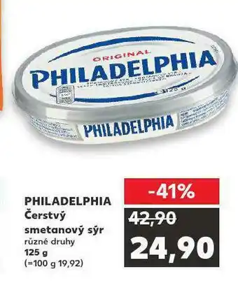 Philadelphia čerstvý sýr