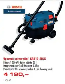 Uni Hobby Bosch vysavač univerzální GAS12-25LS nabídka