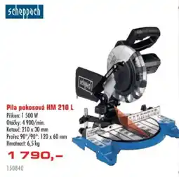 Uni Hobby scheppach pila pokosová hm 210 l nabídka