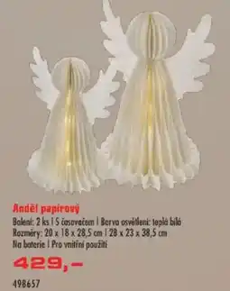 Uni Hobby Anděl papírový nabídka