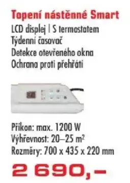 Uni Hobby Smart topení nástěnné nabídka