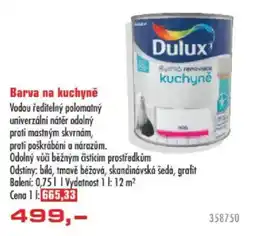 Uni Hobby Dulux barva na kuchyně nabídka