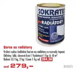 Uni Hobby Sokrates barva na radiátory nabídka