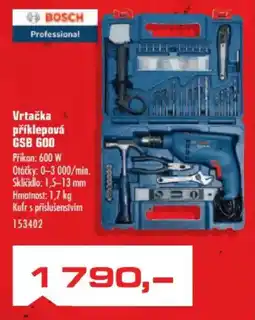 Uni Hobby Bosch Vrtačka příklepová GSB 600 nabídka