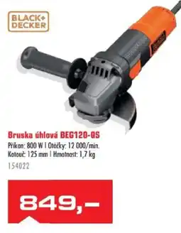 Uni Hobby Black+Decker bruska úhlová BEG120-QS nabídka
