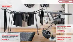 Uni Hobby Leifheit Sušák Pegasus 150 Solid Slim BLACK nabídka