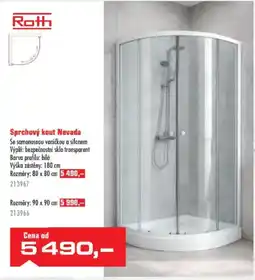 Uni Hobby Roth sprchový kout Nevada nabídka