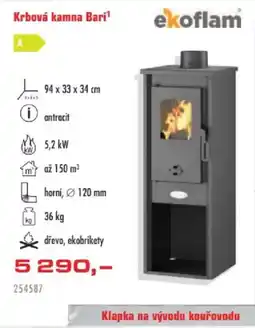 Uni Hobby ekoflam Krbová kamna Bari nabídka
