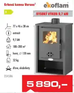 Uni Hobby ekoflam Krbová kamna Verano nabídka