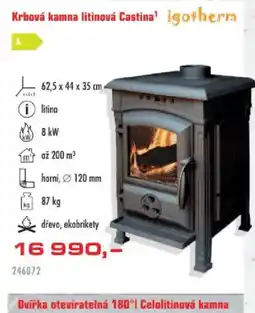Uni Hobby Igotherm Krbová kamna litinová Castina nabídka