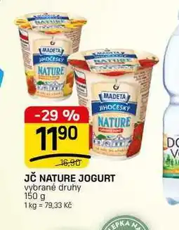 Flop JČ NATURE JOGURT vybrané druhy nabídka