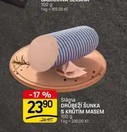 Flop DRŮBEŽÍ ŠUNKA S KRŮTÍM MASEM nabídka