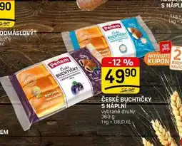 Flop ČESKÉ BUCHTIČKY S NÁPLNÍ vybrané druhy nabídka