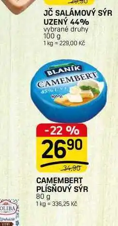Flop CAMEMBERT PLÍSŇOVÝ SÝR nabídka