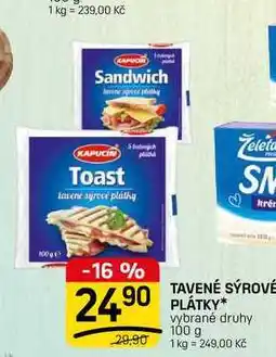 Flop TAVENÉ SÝROVÉ PLÁTKY* vybrané druhy nabídka