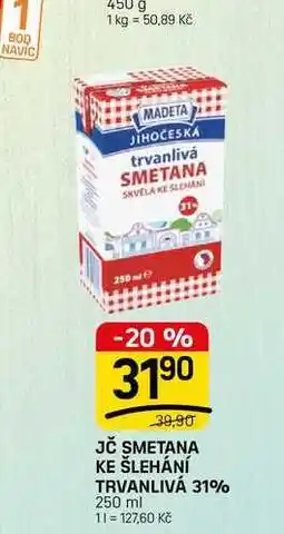Flop JČ SMETANA KE ŠLEHÁNÍ TRVANLIVÁ 31% nabídka