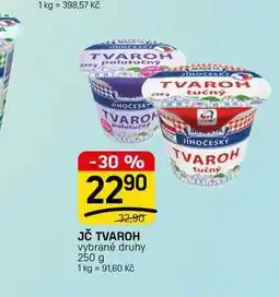 Flop JČ TVAROH vybrané druhy nabídka