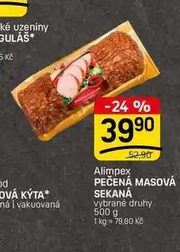 Flop PEČENÁ MASOVÁ SEKANÁ vybrané druhy nabídka