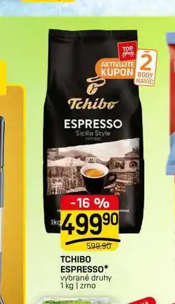 Flop TCHIBO ESPRESSO* vybrané druhy 1 kg | zrno nabídka