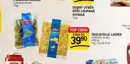 Flop TAGLIATELLE LAGRIS vybrané druhy nabídka