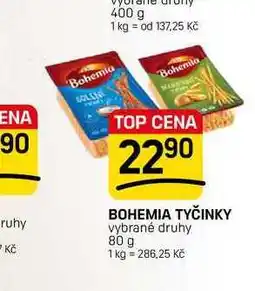 Flop BOHEMIA TYČINKY vybrané druhy nabídka