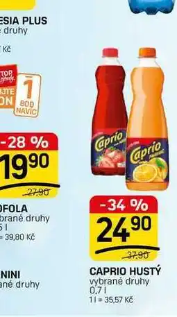 Flop CAPRIO HUSTÝ vybrané druhy nabídka