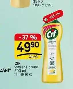Flop CIF vybrané druhy nabídka