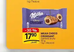 Flop MILKA CHOCO CROISSANT vybrané druhy nabídka
