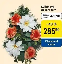 Tesco Květinová dekorace nabídka