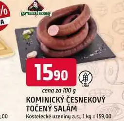 Trefa KOMINICKÝ ČESNEKOVÝ TOČENÝ SALÁM nabídka