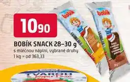 Trefa BOBÍK SNACK nabídka