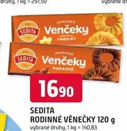 Trefa SEDITA RODINNÉ VĚNEČKY nabídka