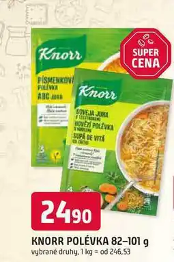 Trefa KNORR POLÉVKA nabídka