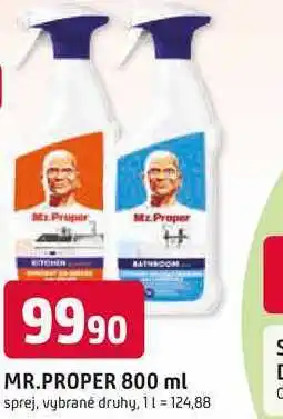 Trefa MR.PROPER 800 ml sprej nabídka