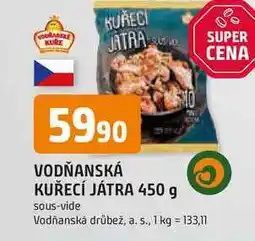 Trefa VODŇANSKÁ KUŘECÍ JÁTRA 450 g sous-vide nabídka