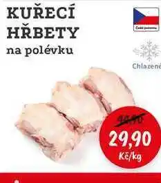 RABBIT řeznictví KUŘECÍ HŘBETY1/kg nabídka