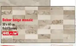Uni Hobby Dekor beige mosaic nabídka