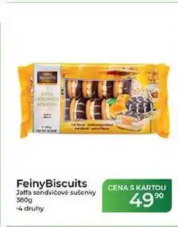 Tamda Foods FeinyBiscuits Jaffa sendvičové sušenky nabídka