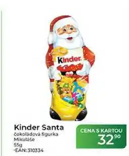 Tamda Foods Kinder Santa čokoládová figurka Mikuláše nabídka